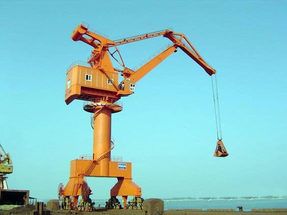 Nucleon portal crane with hook_grab_magnet_container spreade